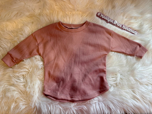 Pink Knit Dolman 18/24 M