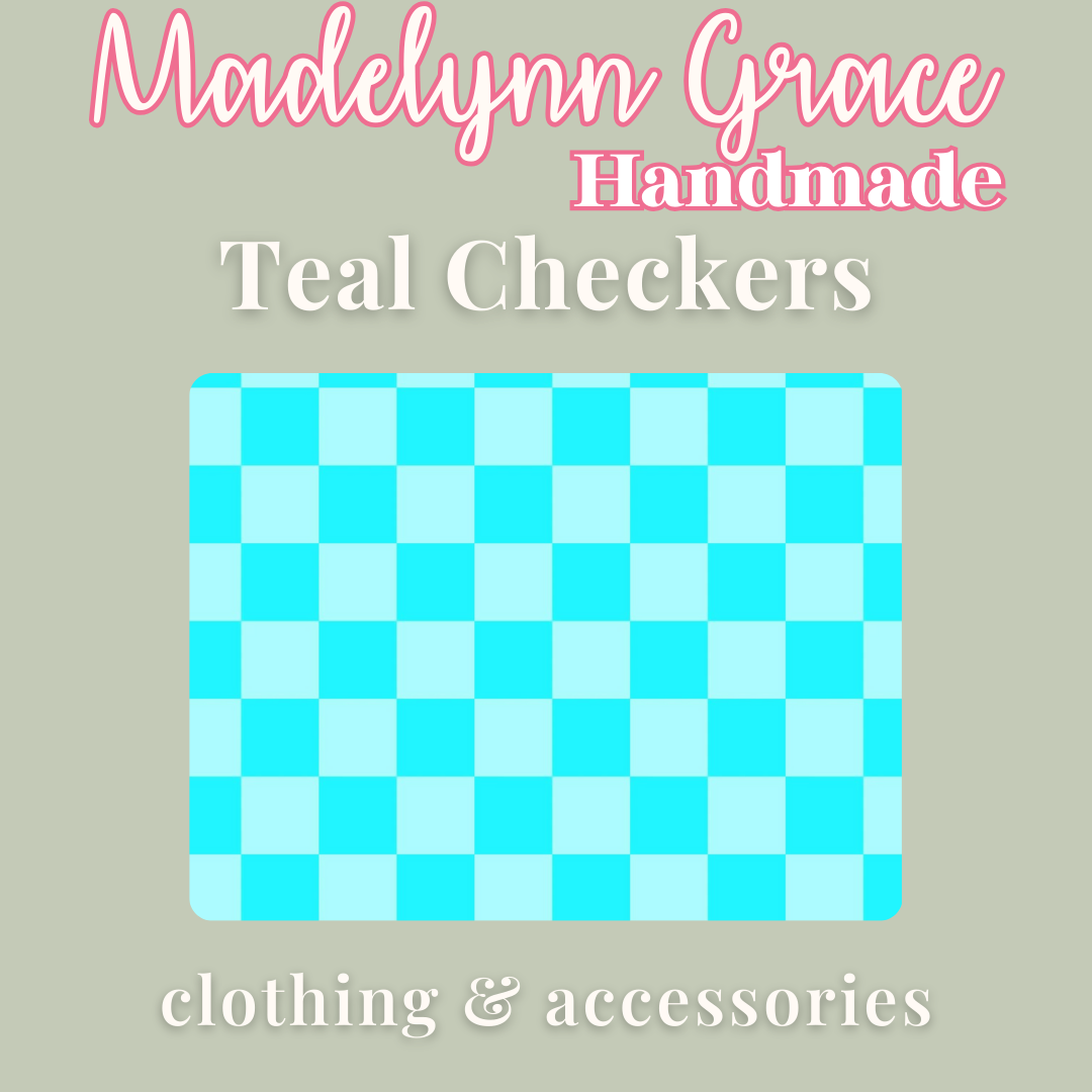 Teal Checkers