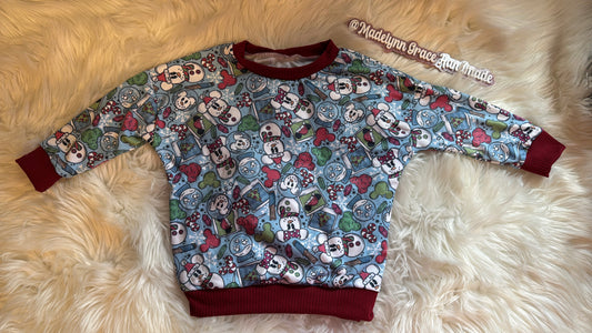 Snowglobe Mouse Dolman 2T