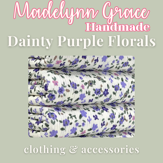 Dainty Purple Florals