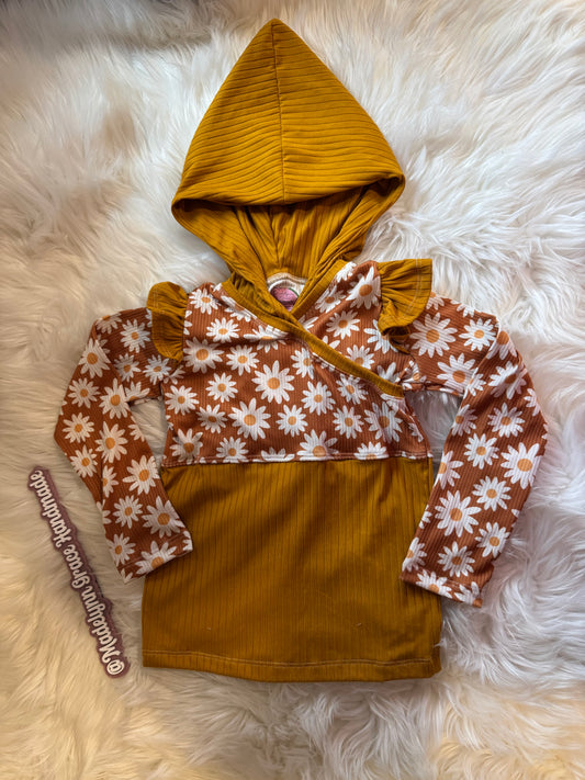 Colorblocked Daisy May Hoodie 5T