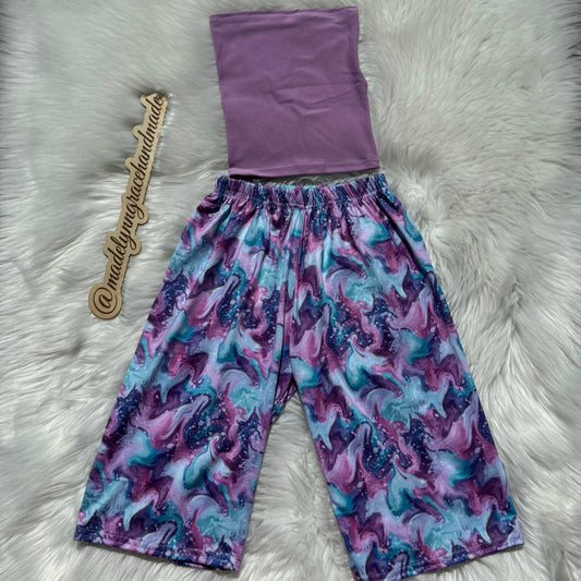 Tube Top & Palazzo Pants set - 18/24m