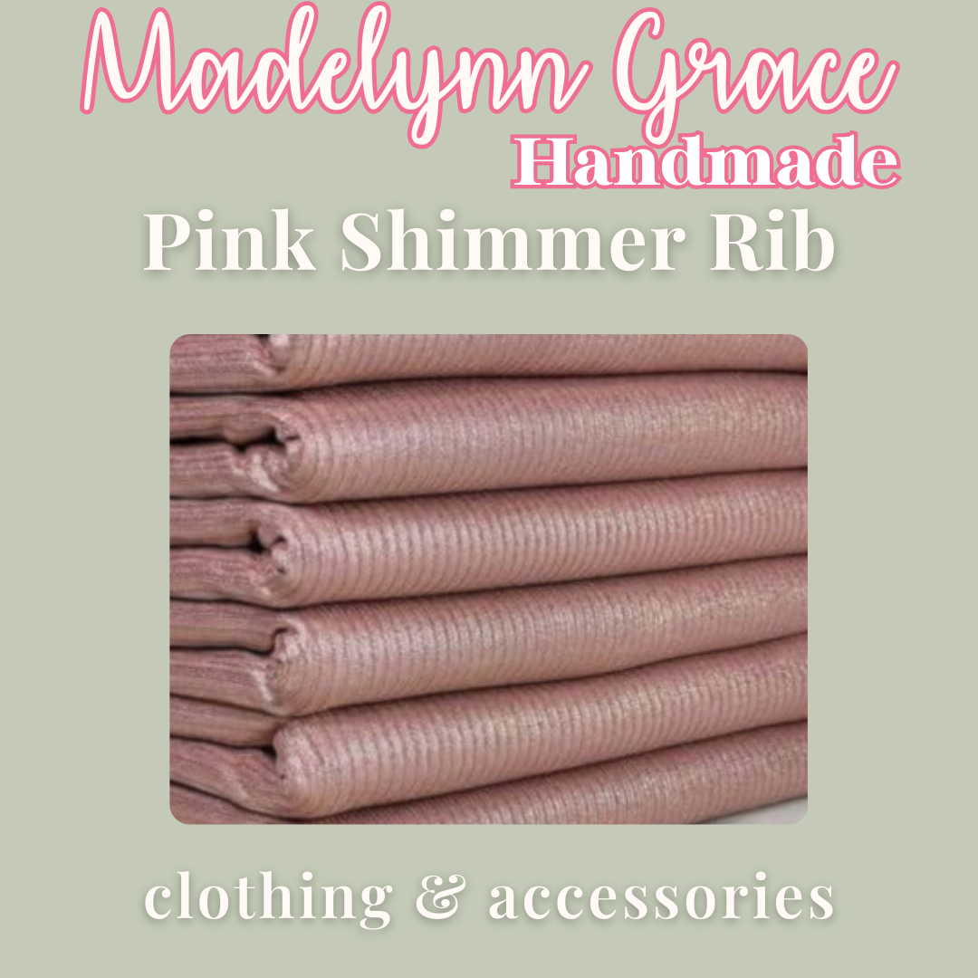 Pink Shimmer Rib