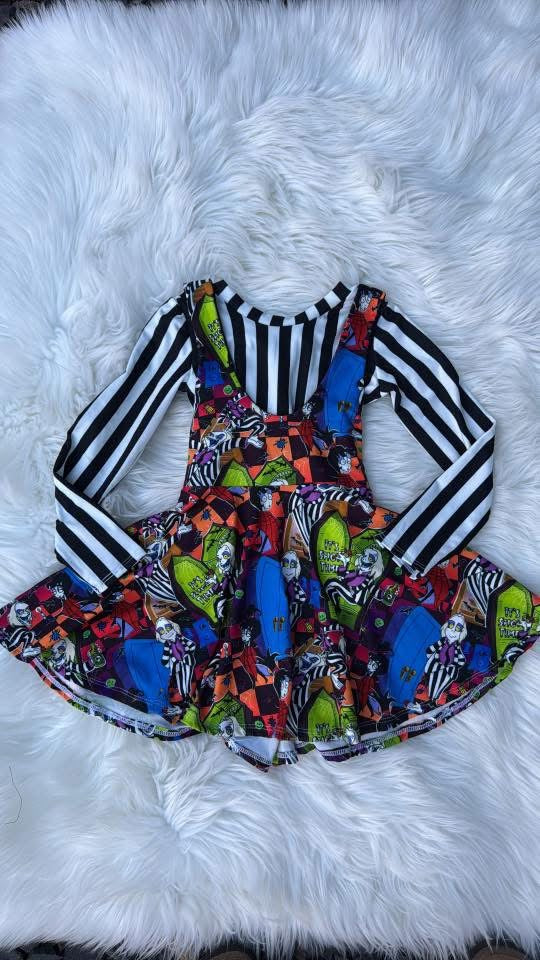 Beetle Scoop Top + Pinafore Set 5T