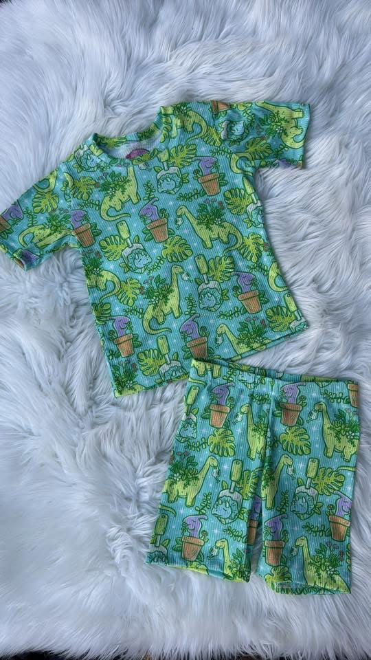 Monstera Dino PJ Set 5T + 6/7