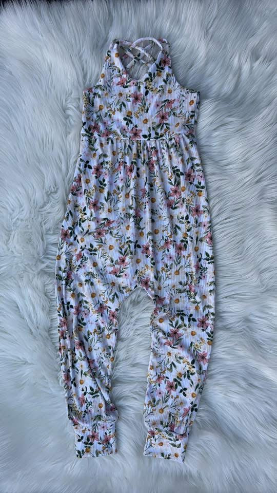 Floral Calliope Romper 12/18 M + 5T