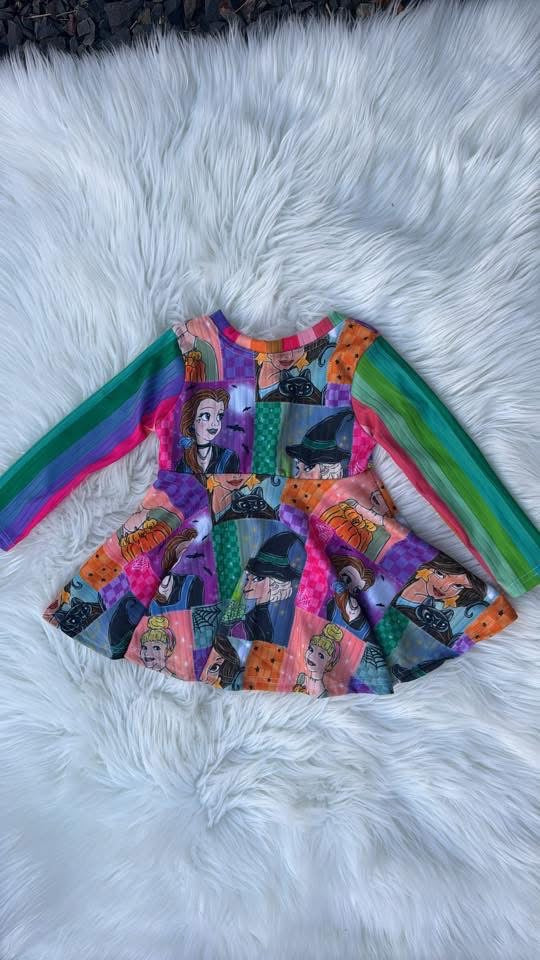 Spooky Princess Scoop Peplum 3T
