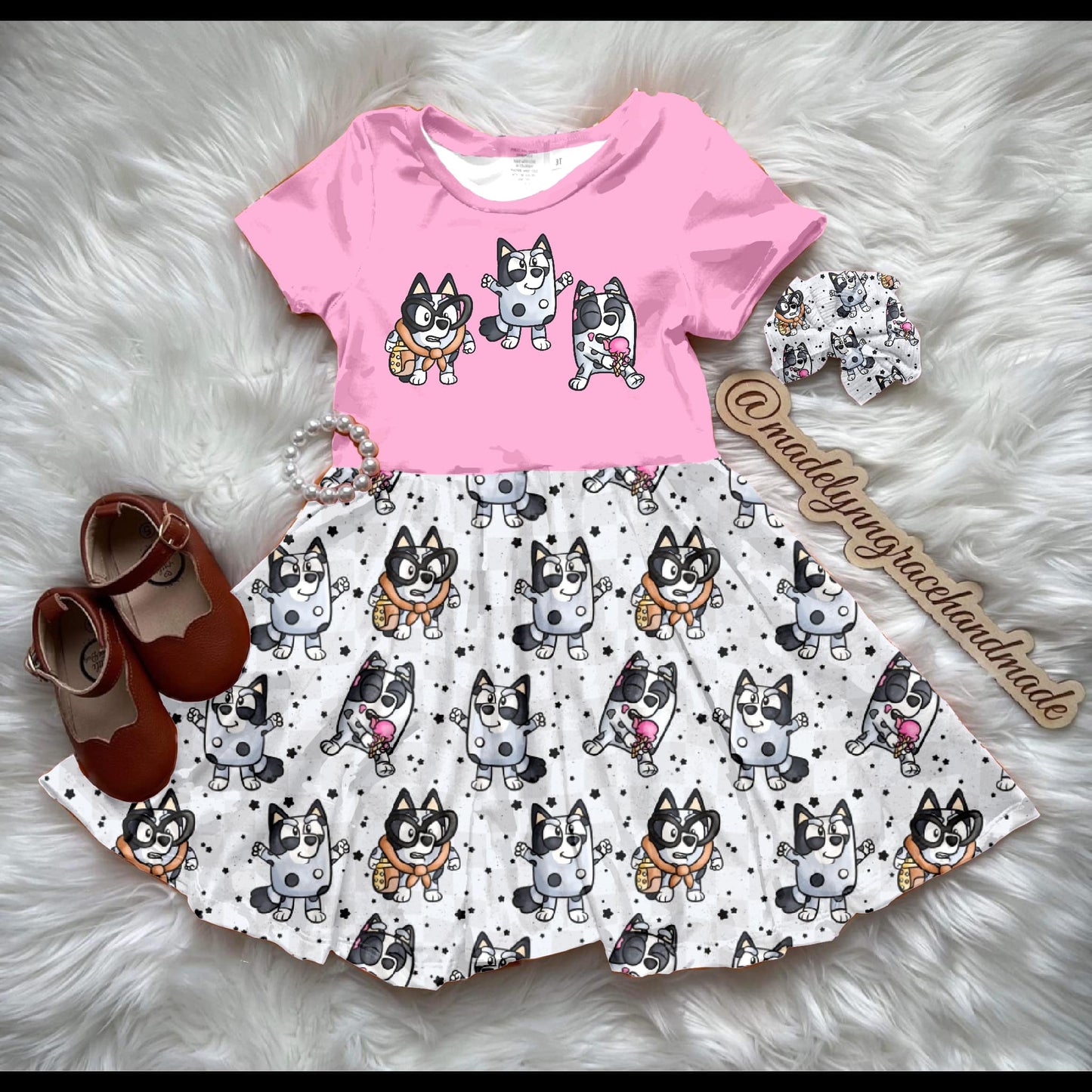 Grey Pup- Character Drop- Kids Clothing & Accessories