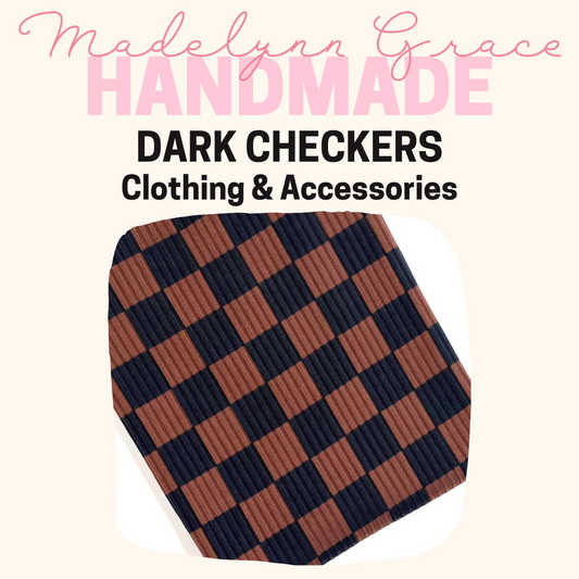 Dark Checkers - Kids Clothing