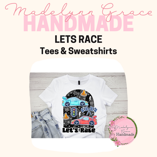 Lets Race-Mini Drop- Tshirt & Sweatshirt