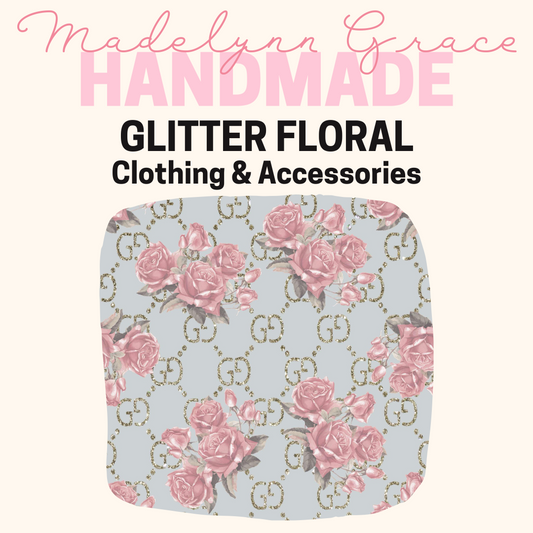 Glitter Floral- Kids Clothing