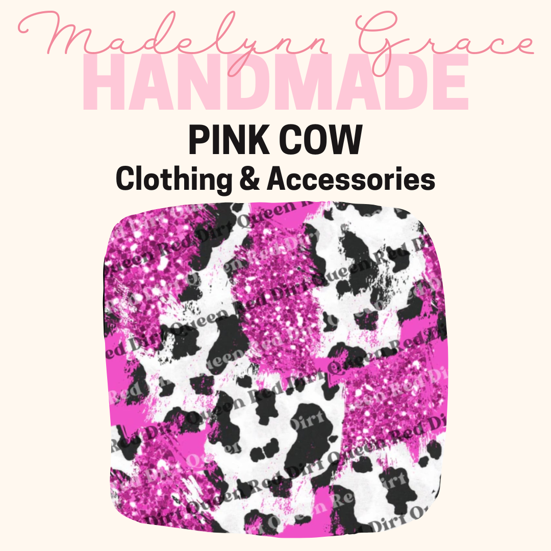 Pink Cow- Kids Clothing