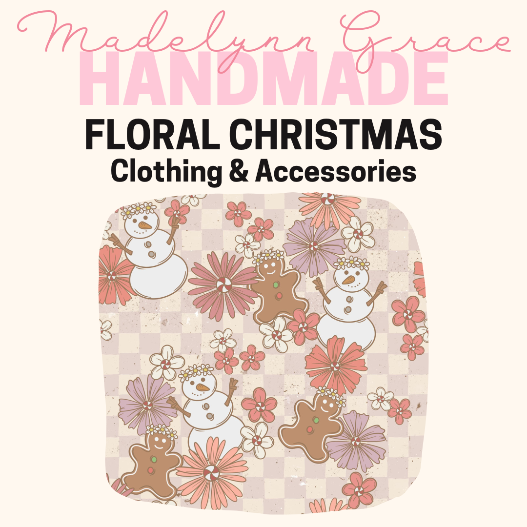 Floral Christmas- Kids Clothing