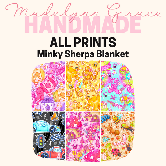 Mini Drop - Minky Sherpa Blanket