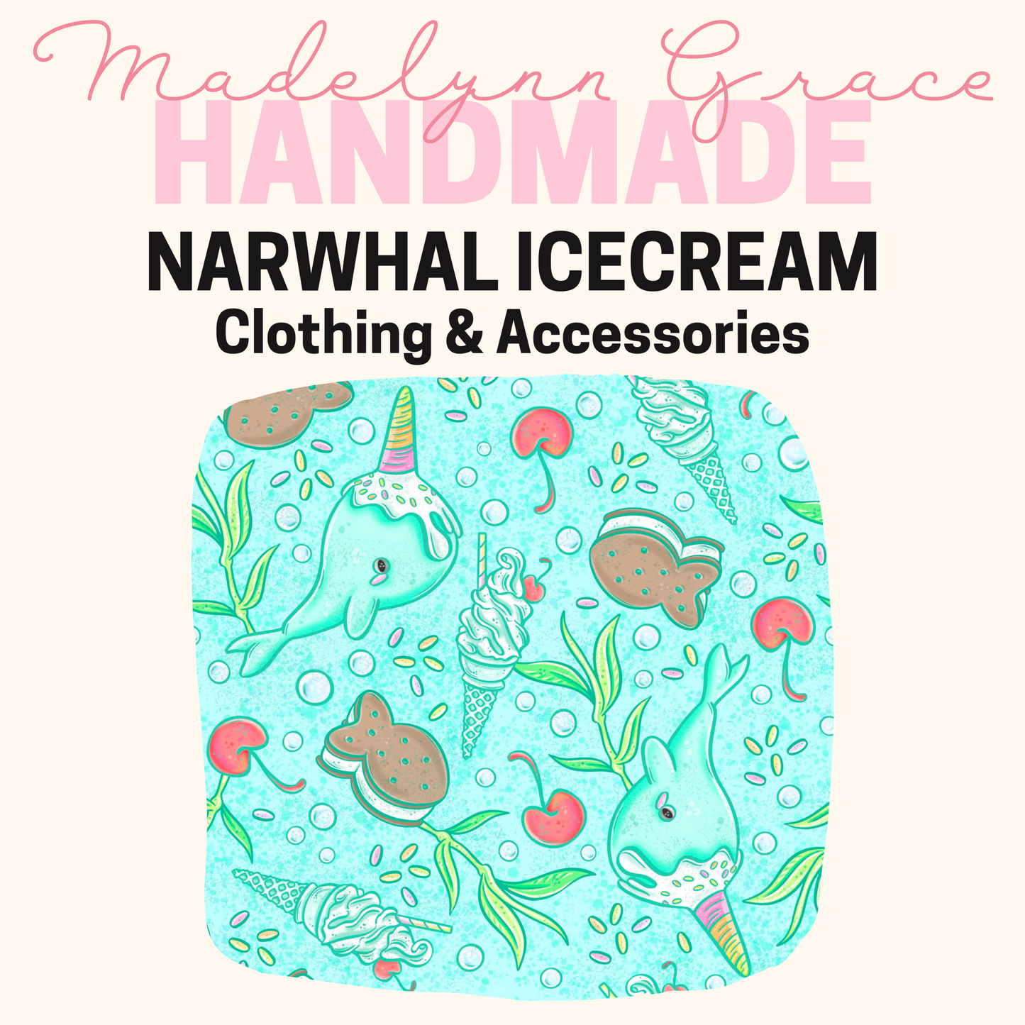 Narwhal Icecream- Kids Clothing