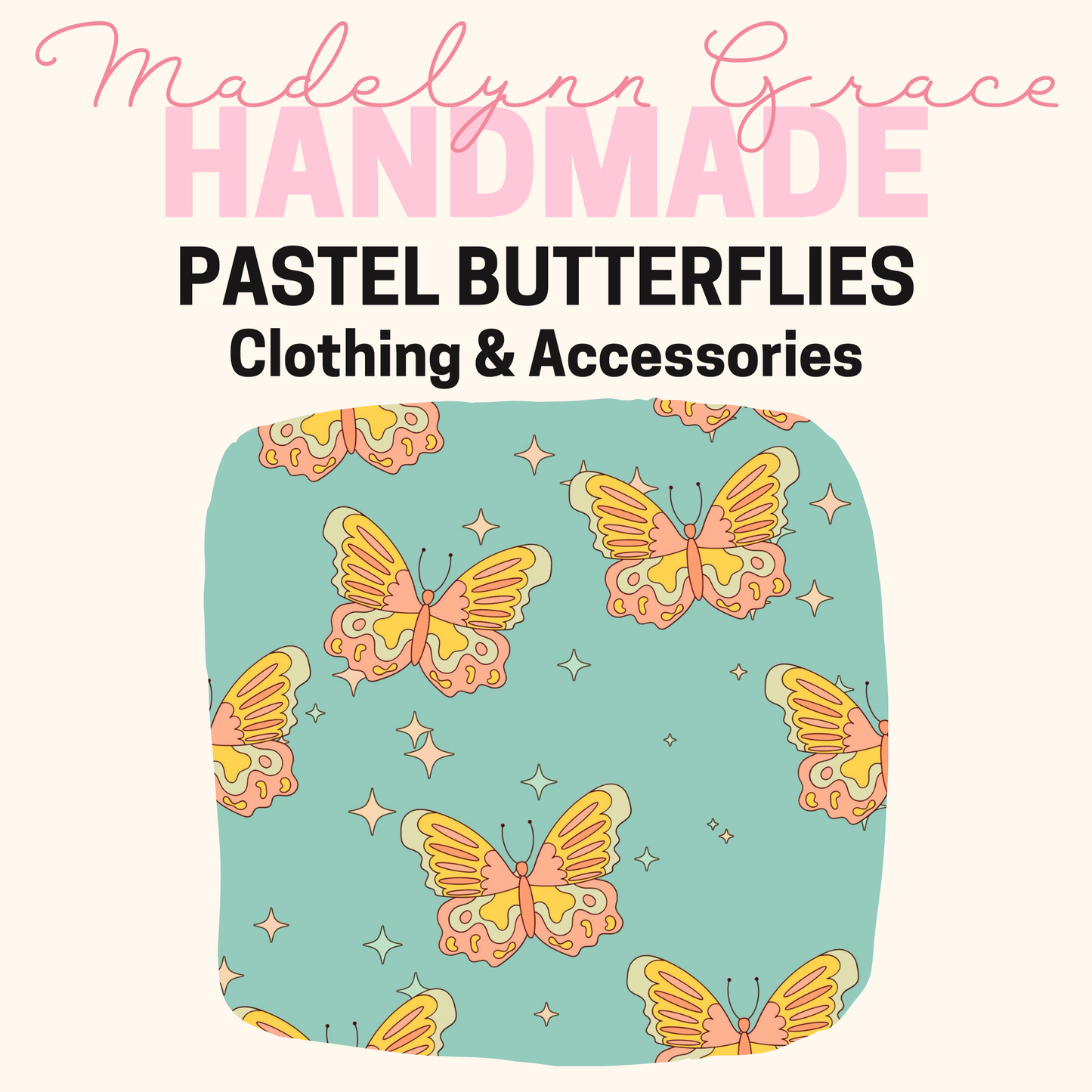 Pastel Butterflies- Kids Clothing