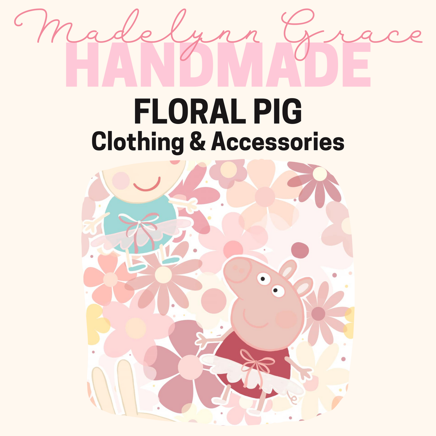 Floral Pig - Kids Clothing