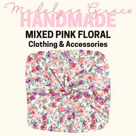 Mixed Pink Floral- Kids Clothing