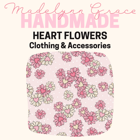 Heart Flowers- Kids Clothing