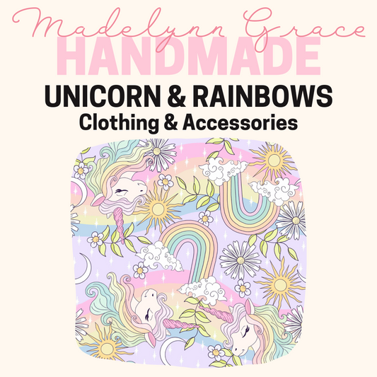 Unicorns & Rainbows- Kids Clothing