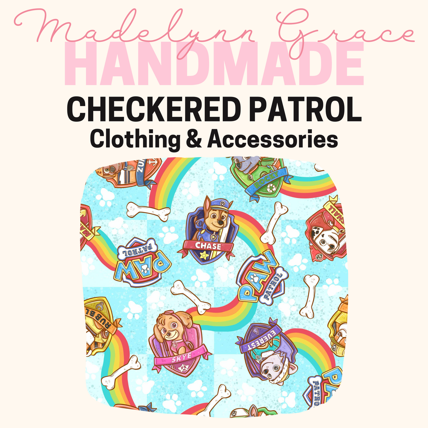 Checkered Patrol- Kids Clothing