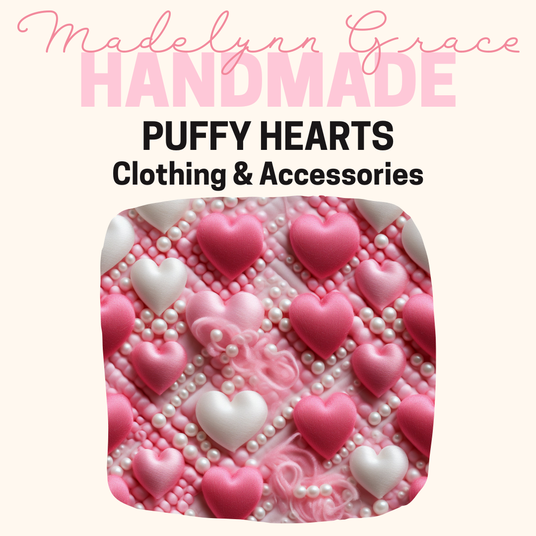 Puffy Hearts- Kids Clothing