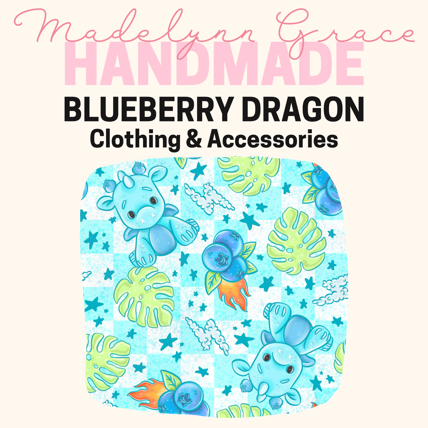 Blueberry Dragon- Kids Clothing