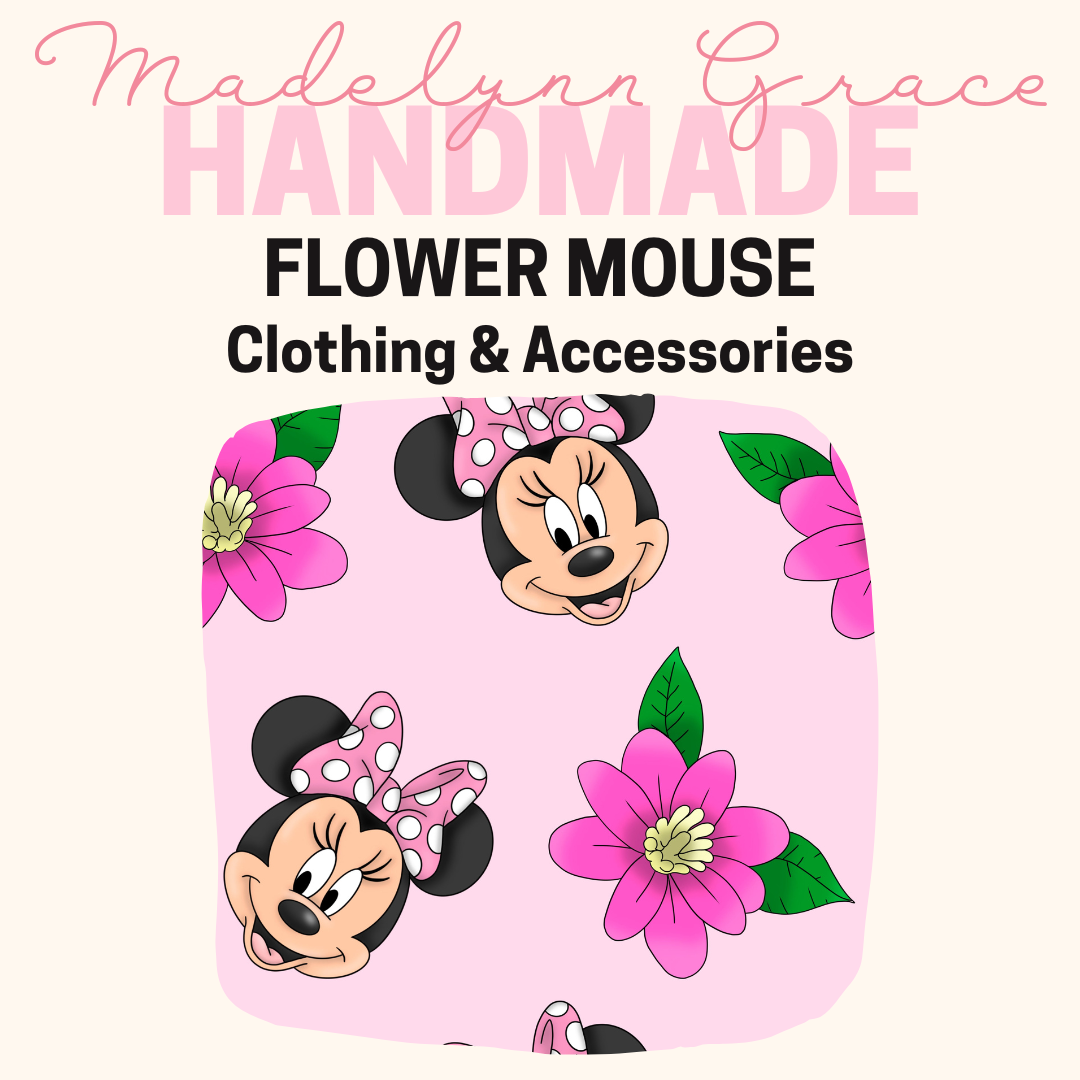 Flower Mouse- Kids Clothing