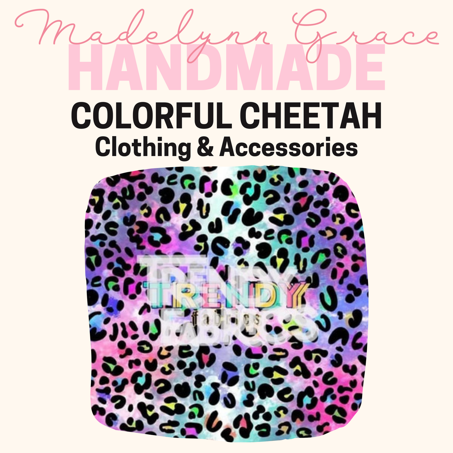 Colorful Cheetah- Kids Clothing