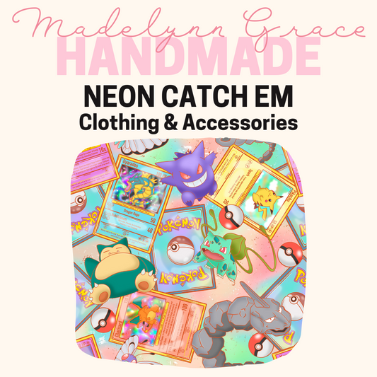 Neon Catch Em-Kids Clothing