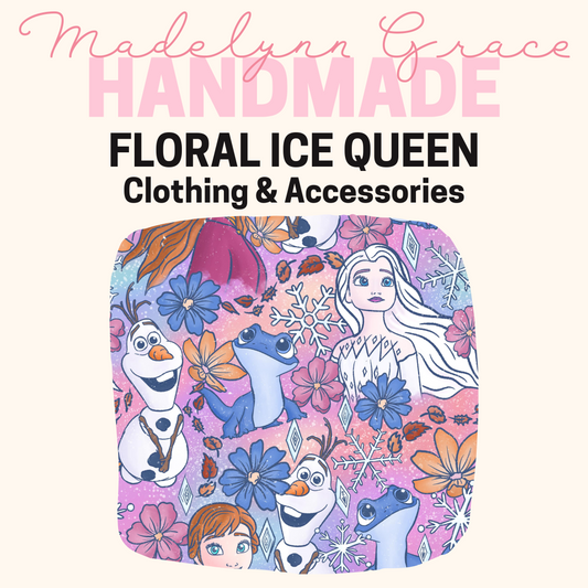 Floral Ice Queen- Kids Clothing