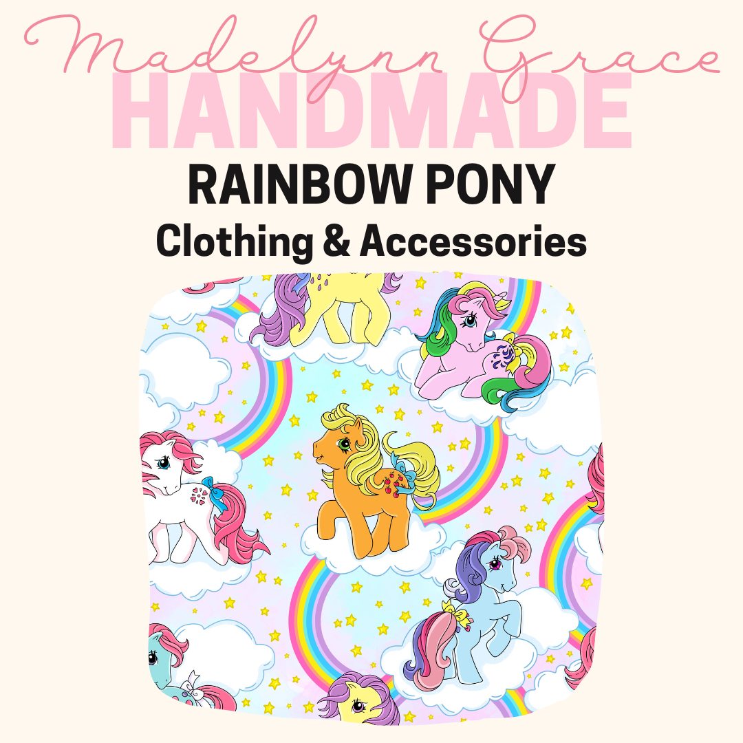 Rainbow Pony- Kids Clothing