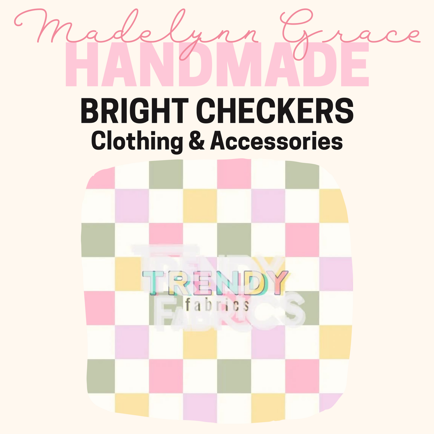 Bright Checkers- Kids Clothing