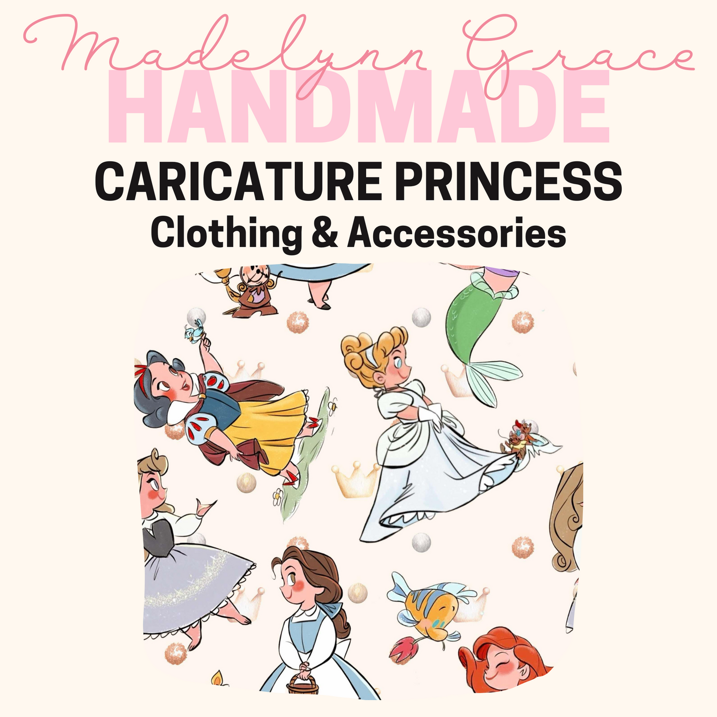 Caricature Princess'- Kids Clothing