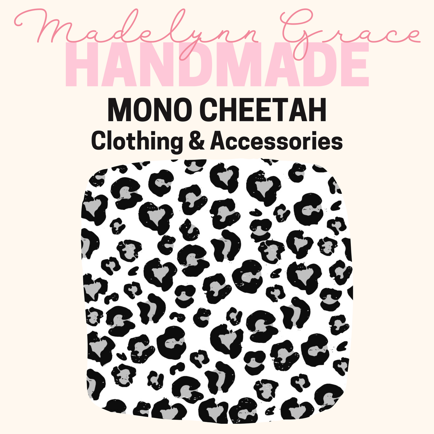 Mono Cheetah- Kids Clothing