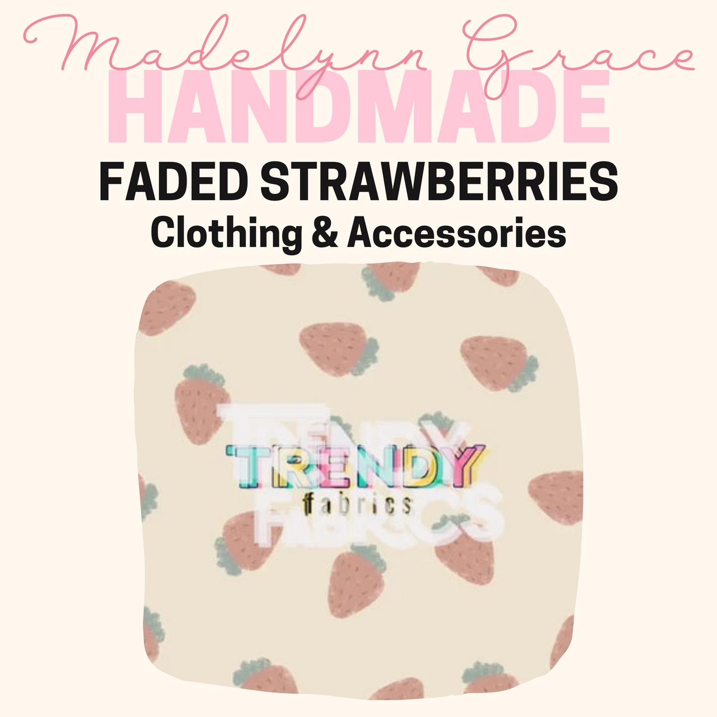 Faded Strawberries- Kids Clothing