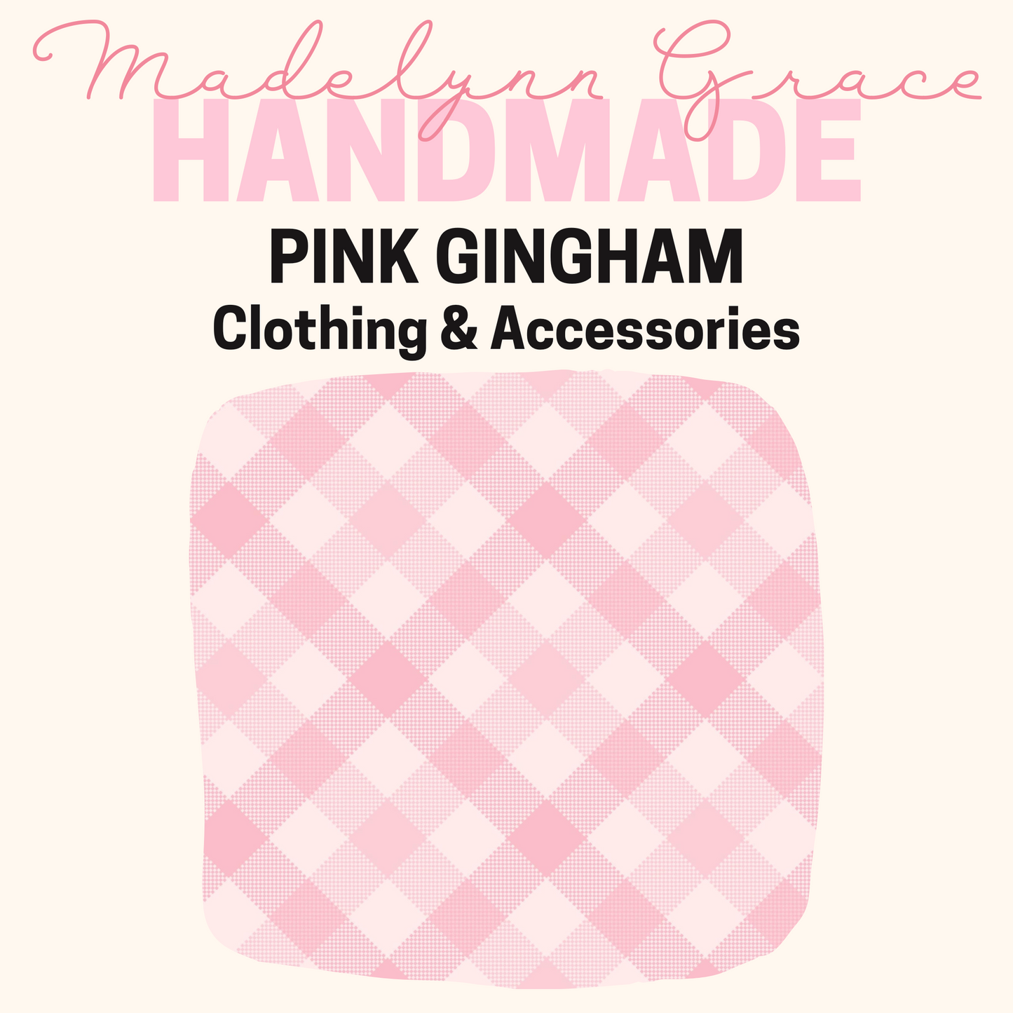 Pink Gingham- Kids Clothing