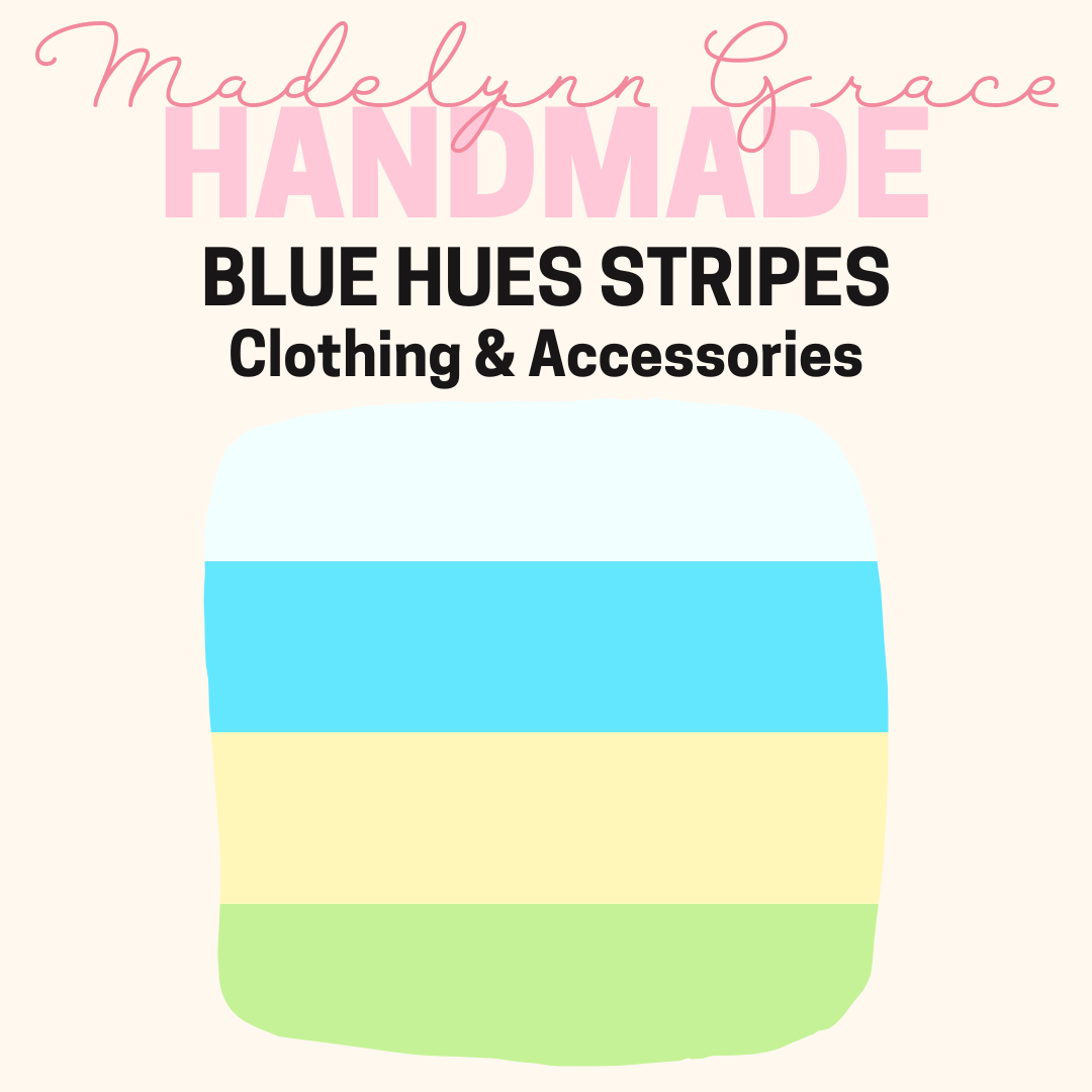 Blue Hues Stripes- Kids Clothing