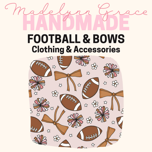 Football & Bows - Kids Clothing