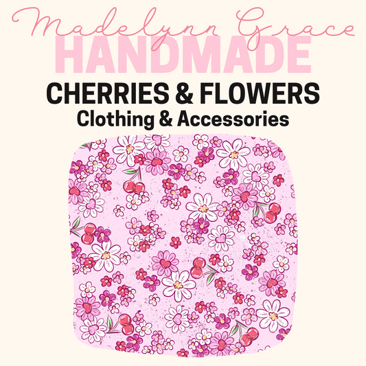 Cherries & Flowers-Kids Clothing