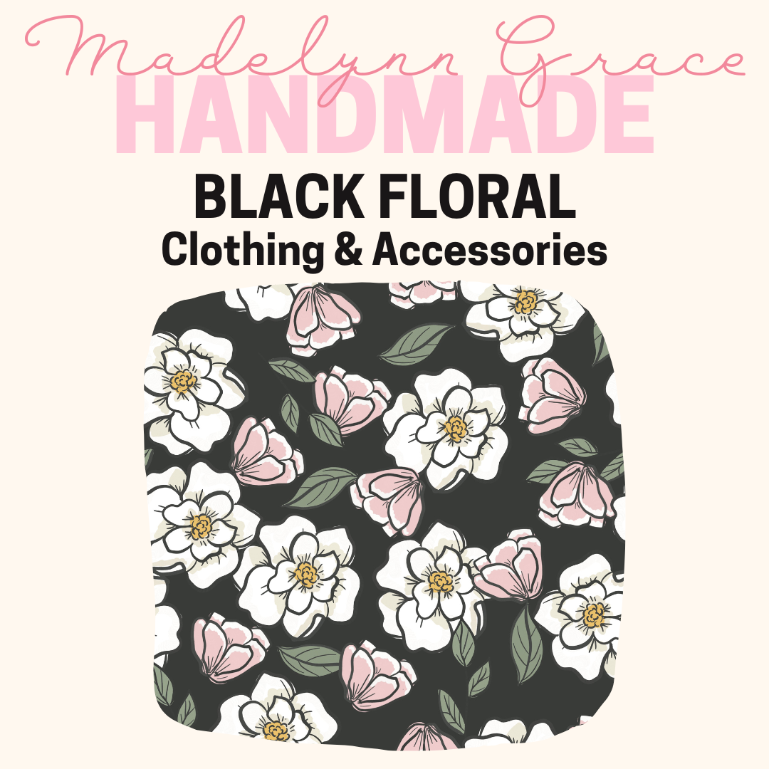 Black Floral-Kids Clothing