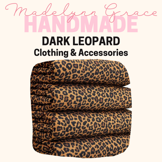 Dark Leopard- Kids Clothing