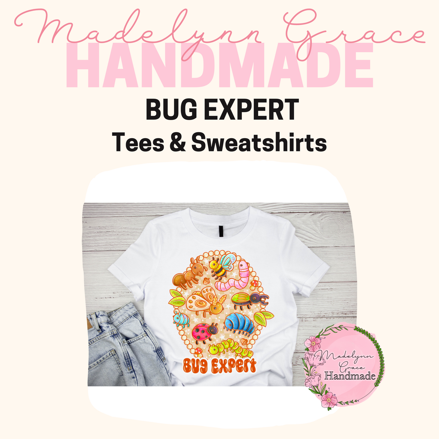 Bug Expert-Mini Drop- Tshirt & Sweatshirt