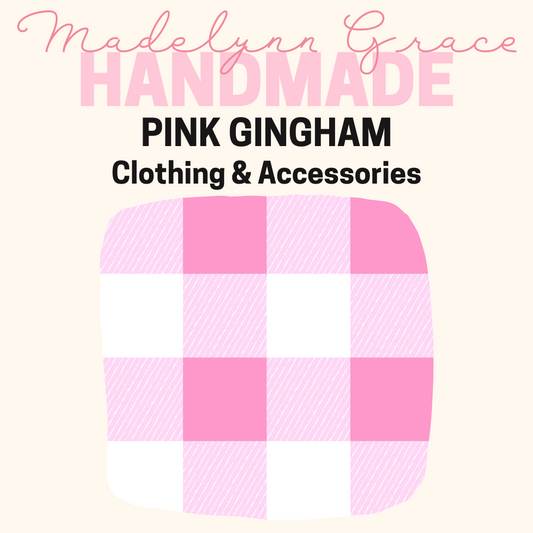 Pink Gingham- Kids Clothing