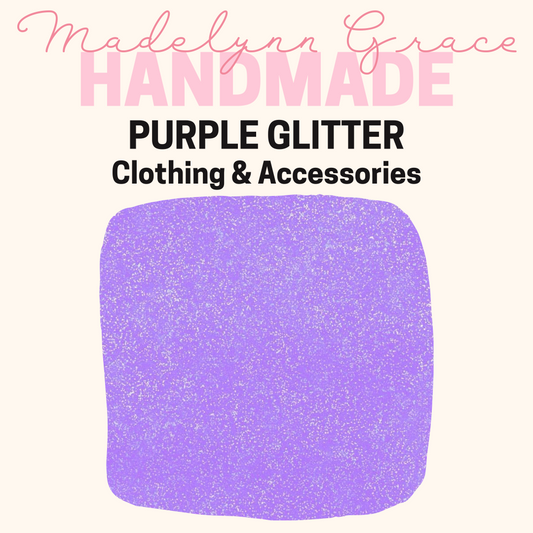 Purple Glitter- Kids Clothing