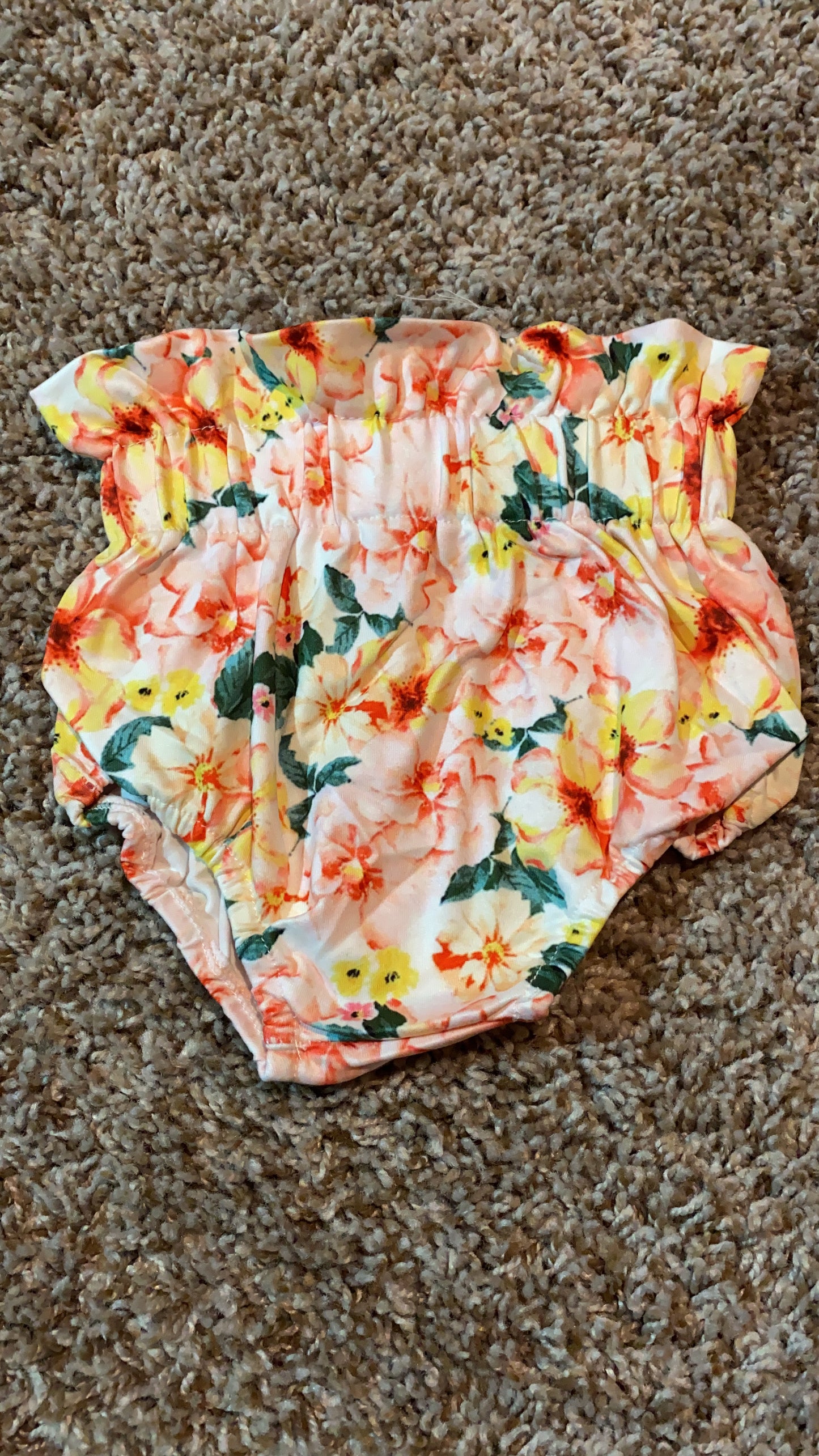 RTS- 0/3m or 5/6T Floral Bloomers