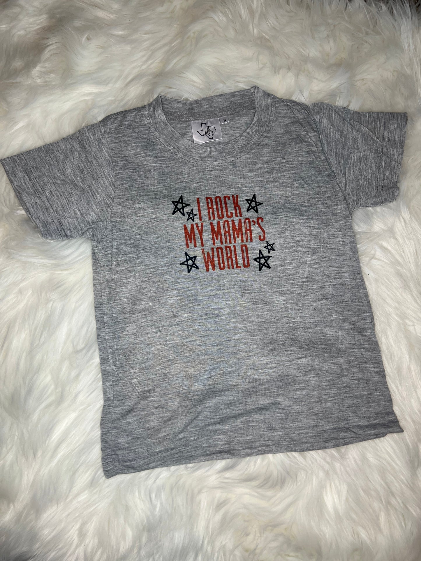 RTS- 6/12m & 5T - I Rock My Mama’s World Sub Tee