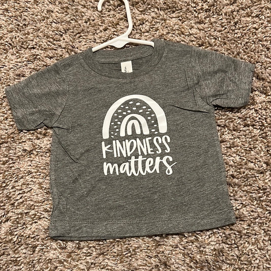 RTS- 3/6m Kindness Matters vinyl Tee