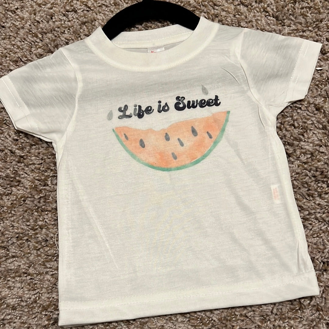 RTS- Watermelon Life Is Sweet Sub Tee