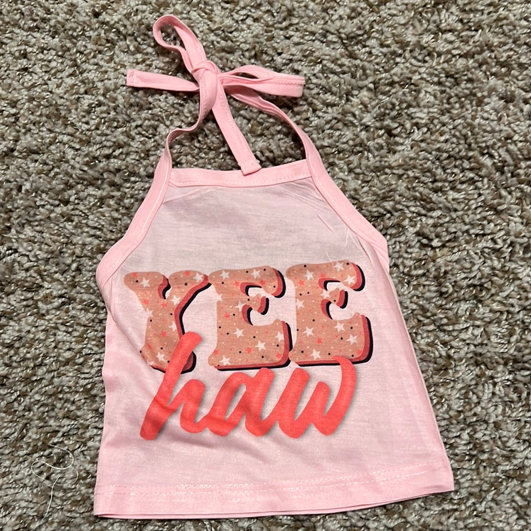 RTS- 3/6m Yee Haw Halter Sub Tee